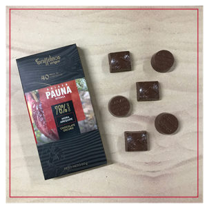 Pauna 70% Mora y Arequipe Chocolate Oscuro
