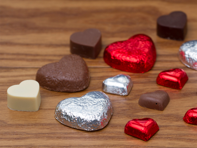 Chocolates en San Valentín