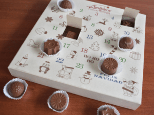 Calendario de Adviento de chocolate