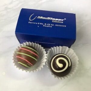 Chocolates corporativos - Truffelinos - Bogota - Cajas especiales - Caja para dos chocolates