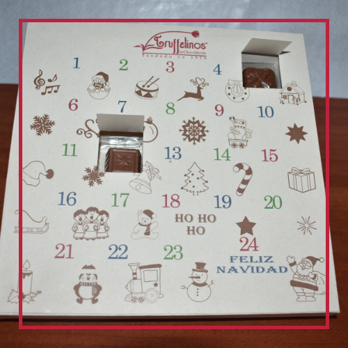 Calendario de Adviento de chocolate