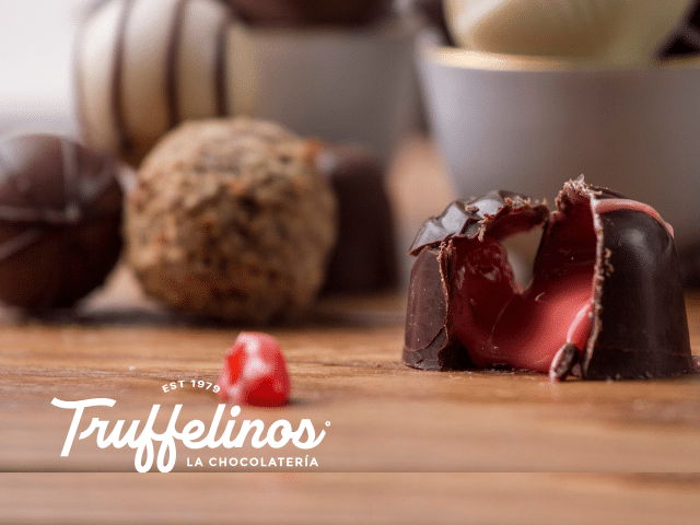 Cáscara y Relleno - Truffelinos - Chocolates finos - cereza