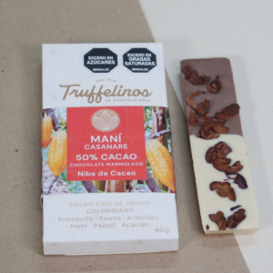 Chocolate Mármol Maní – Nibs de Cacao